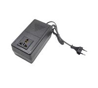 Junterone - Transformador de tensión (300 W, 220 V, a 110 V, convertidor de corriente (CA), adaptador de viaje, fácil de usar, enchufe europeo (EU), color negro