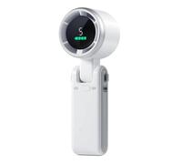 Junterone Ventilador Turbo portátil, Viento de 5 velocidades, Funciona con batería, hasta 12 horas de trabajo, Ventilador manual con Air Turbo Tech