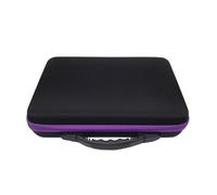 Junterone Yoyo Ball Holder Bolsa de almacenamiento absorbente de los golpes Yo Yo Balls Bolsa protectora para 6 Yoyo Balls Púrpura