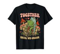Juntos hasta Que Croak Pareja Rana Divertida Camiseta