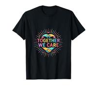Juntos Nos preocupamos Concepto de Apoyo de Unidad Camiseta