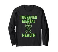 Juntos por la Conciencia de la Salud Mental Camisa Depresión Manga Larga