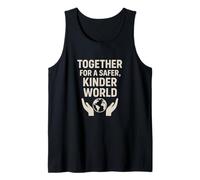 Juntos por un Mundo más Seguro y Amable | Regalo del Día de los Voluntarios Camiseta sin Mangas