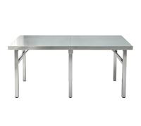 Junvstor Mesa de Trabajo Comercial de Acero Inoxidable, Mesa de preparación Plegable Resistente para Restaurante, Cocina, Servicio de Alimentos, Ahorra Espacio, no Requiere instalación(120x50x75cm)