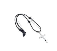 junweideyi Collar de crucifijo antivapeo, collar de silbatos para dejar de fumar, collar de respiración para aliviar la ansiedad, collar de herramientas de meditación, onesize, Terciopelo, No es una