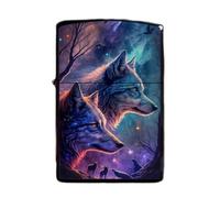 junweideyi Encendedor de estilo chino 2025, regalo de Año Nuevo, reemplazable para Zippo (solo funda), tamaño de inserto compatible 3,6 cm x 1,2 cm x 5 cm (estilo 17)