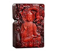 junweideyi - Encendedor de madera natural de palisandro rojo tallado, reemplazable para Zippo (solo estuche), inserto compatible de tamaño 3.6 cm * 1.2 cm * 5 cm, carcasa de encendedor (estilo 4)