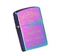 junweideyi Encendedor de regalo de estilo chino, reemplazable para Zippo (solo funda), tamaño de inserto compatible: 3,6 cm x 1,2 cm x 5 cm, carcasa más ligera (morado)