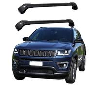 JUNYEW (1 par) Baca de Coche Coche Barras de Techo para Jeep Compass 2017 2018 2019 2020 2021 2022 2023 Aluminio,P