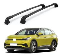 JUNYEW 2 Piezas Barras de Techo Portaequipajes Barras Transversales Aluminio para ID.4 5-Door SUV 2021 2022,Barras Portaequipajes,para Equipaje de Carga Kayak Bicicletas Canoa,A