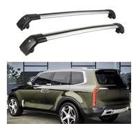JUNYEW 2 Piezas Barras de Techo Portaequipajes Barras Transversales Aluminio para Kia Telluride 2019 2020 2021,Barras Portaequipajes,para Equipaje de Carga Kayak Bicicletas Canoa,C