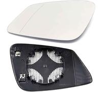 JUNYEW Cristal de Espejo Retrovisor Reemplazo para BMW X1 E84 F48 F49 2013-2020,Izquierdo y Derecho Cristal de Espejo Retrovisor Calefactable con Placa de Respaldo,Left