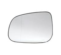 JUNYEW Cristal de Espejo Retrovisor Reemplazo para Jaguar XF/XFL 2008-2022,Izquierdo y Derecho Cristal de Espejo Retrovisor Calefactable con Placa de Respaldo,Left