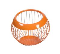 JUNYFFF Cesta De Frutas, Frutero, Frutero De Alambre Metálico para Cocina, Frutero para Mostrador De Cocina, Cesto para Frutas, Verduras, Pan, Aperitivos, Utensilios De Cocina (Naranja)