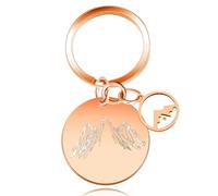 JunyiDIY Llavero De Fe De Oro Rosa Con Montaña Para Mujeres, Colgante De Semilla De Mostaza Joyería Religiosa Esperanzadora Para Esposa Mamá Día De La Madre Cumpleaños Joyería De Fe Y Oración