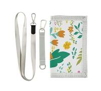 junzan Cartera para niños con diseño floral brillante para niñas con bolsillo para monedas para niños con calcomanía mágica de 5 a 7 años, 6 a 8 años, 9 a 12 años, regalos de cumpleaños, Bright