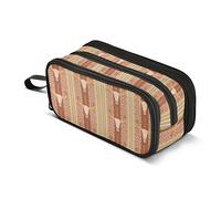 JUNZAN Estuche para lápices, diseño de patrón occidental, bohemio, gran capacidad, bolsa para lápices, bolsa para estudiantes, artículos de oficina, regalo para adolescentes, niñas y niños