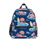 JUNZAN Mochila para niños pequeños, mochila de pulpo para niños y niñas, mochila preescolar, mochila para niños pequeños, bolsa de libros de 3 a 8 años