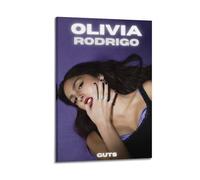 JUNZHAN Olivia Rodrigo Guts - Póster de pared de álbum artístico - Decoración para sala de estar y bar restaurante - 20 x 30 cm, estilo marco 19