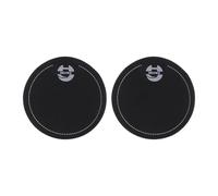 JunZheHub 2 Piezas de Pegatinas Protectoras para Pedal de Bombo, Almohadillas de Refuerzo de Material PET para Un Tono, Adecuadas para Conciertos, Negro
