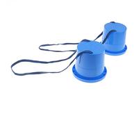 JunZheHub 2 Piezas de Zancos Saltarines para Niños, Juguete para Exteriores para Entrenar El Equilibrio, La Coordinación Y La Percepción Mano-Ojo, Material de P, Azul # 2