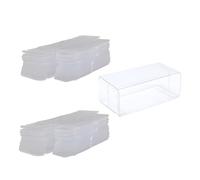 JunZheHub 20 Unidades de Estuches de Almacenamiento para Maquetas de Vehículos a Escala 1/64, Accesorios para Exhibición de Coches de Juguete, m