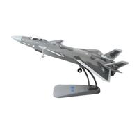 JunZheHub Avión de J20 a Escala 1/100, Colección de Regalos para Adultos, Modelo Fundido a Presión para Estante, Sala de Estar, Bar, Oficina en Casa, Gris
