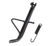 JunZheHub Caballete Lateral de Acero para Motocicleta, Soporte de Estacionamiento, Pie de Apoyo, Incluye Tornillos, No Requiere Herramientas, Fácil Instalación, Negro 17 cm