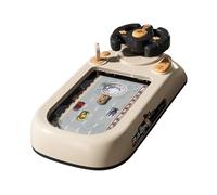 JunZheHub Coche de Carreras de Aventura con Volante de Juguete, Juego de Coches de Carreras con Sonido, Juguete Educativo, Controlador de Conducción Simulada Pa