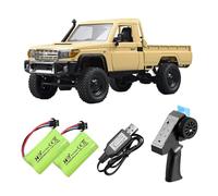 JunZheHub Coche RC Crawler 1:12 Mini RC Rock Crawler Hobby Grade Coche de Escalada Simulada Camionetas para Roca, Barro Y Pastizales, 2 baterías