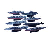 JunZheHub Colección de 8 Modelos de Barcos en 4D para Uso Educativo.
