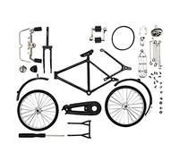 JunZheHub Colección de Modelos de Bicicletas, Regalos, Accesorios Desmontables, Esculturas, Decoración para, Negro Desmontable
