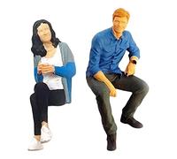 JunZheHub Conjunto de 2 Figuras Miniatura de Resina, Ideales para Jugar, Educar, Coleccionar Y Decorar. También Pueden Usarse como Decoración, Azul