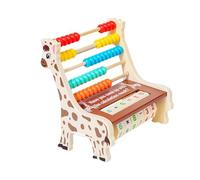 JunZheHub de Madera, Juguete Educativo para Aprender Matemáticas, con Tarjetas de Números Y Alfabeto. Juguete para Ideal para Niños de 2, 3, 4, 5
