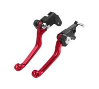 JunZheHub Dos Manetas de Freno Y Embrague Ajustables de Aluminio CNC, Accesorios de Modificación Y Funcionales, para Motocicletas DRZ250 Y DRZ40, Rojo