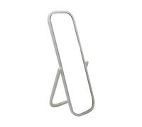 JunZheHub Espejo de Tocador para Casa de Muñecas, Accesorio de Mobiliario en Miniatura para Decoración de Escenas, 13.1 Cm Blanco