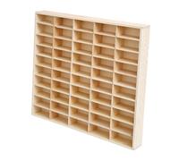 JunZheHub Estantería de Exhibición para Escala 1/64, Vitrina para Autos Y Ruedas, Estante de Exhibición para Figuras de Colección de Mini Muñecas Montad, 50 Cuadrículas