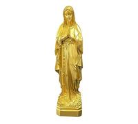 JunZheHub Estatua Religiosa María, Adorno de Resina, Decoración de Mesa, Escultura, Ideal para El Hogar, Regalo para Creyentes, Decoraci, Oro, Estilo un