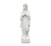 JunZheHub Estatua Religiosa María, Adorno de Resina, Decoración de Mesa, Escultura, Ideal para El Hogar, Regalo para Creyentes, Decoraci, Blanco, Estilo un