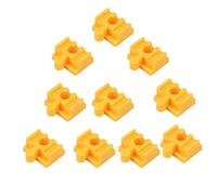 JunZheHub Juego de 10 Piezas de Madera para Vías de Tren para Juegos Educativos, Amarillo