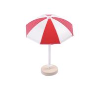 JunZheHub Juego de 9 Modelos de Sombrillas de Playa para Casas de Muñecas con Fines Decorativos, Rojo + s