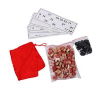 JunZheHub Juego de Ajedrez de Lotería, Juego de Bingo para Amigos, Adultos Y Familia.