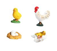 JunZheHub Juego de Ciclo de Crecimiento del Pollo, Juguete Educativo con Figuras de Animales para Niños, Niñas Y Bebés.