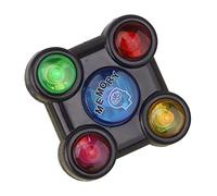 JunZheHub Juego de Memoria Juego Electrónico Secuencia de Música Cubo Infantil Desarrolla Inteligencia Dinámica Y Coordinación Adecuado para Niños Padres Hogar, Negro