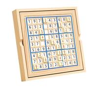 JunZheHub Juego de Mesa de Sudoku de Madera, Juguete Educativo, Juego de Mesa de Sudoku para Niños Y Niñas.
