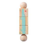 JunZheHub Juego Giratorio de Madera: Bloque Giratorio para Jugar, Reconocer, Desarrollar Estratégico Y para Niñas, Style a