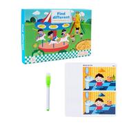 JunZheHub Juego Y Encontrar Diferencias, Juego de Pensamiento Lógico para Niños, Estilo B, Estilo un