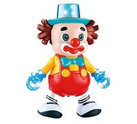 JunZheHub Juguete Eléctrico para Bebés Que Baila Y Camina, Juguete Musical Multifuncional, Creativo Y Divertido con Música Y Luz para Niñas Y Niños. Regalo de C, Payaso Bailando