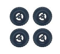 JunZheHub Kit de 4 Neumáticos de Repuesto para Coches RC: Ruedas Y Neumáticos de Goma con Inserto de Espuma para Modelismo Y Aficiones, Negro