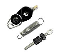 JunZheHub Kit de Pedal de Pie de Bombo para Tambor, Accesorio de Piezas de Tambor de Resorte de Metal con Resorte Y Conjunto de Tensores, negro